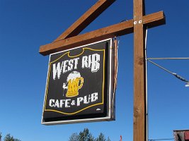IMG 1352  Lunch, West Rib Cafe and Pub, Talkeetna, AK