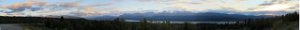 DeltaRiver  Delta River and Alaskan Range, from Richardson Highway