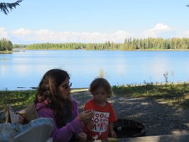 IMG 6337  picnic lunch at Chena Lake Recreational Area, North Pole, AK