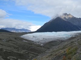 IMG 6729  Donoho Peak and the junction of Root and Kennicott Glacier (Mount Blackburn visible in the backgound) , Wrangell-St. Elias National Park, AK