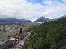 IMG 6831  View north east from the top of the Kennecott Concentration Mill, Kennecott Mine,  Wrangell-St. Elias National Park, AK