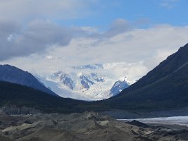 IMG 6833  View of Kennicott Glacier, from the top of the Kennecott Concentration Mill, Kennecott Mine,  Wrangell-St. Elias National Park, AK