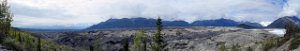 WSENP-Moraine5  View from Root Glacier Trail of Moraine from Kennicott Glacier, Wrangell-St. Elias National Park