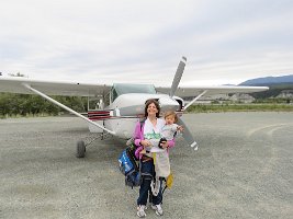 IMG 6973  With our plane, Chitina Airport, AK
