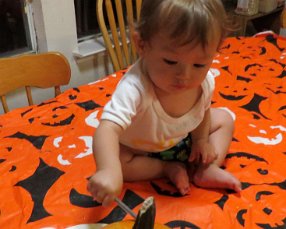 IMG_7883 Phelan painting a pie pumpkin