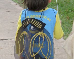 IMG_5352 Back of Phelan's Costume, Friendswood Halloween in the park, Stevenson Park