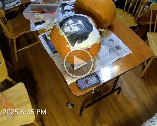 Julie O Lantern 2025 TimeLapse Time Lapse of Carving Julie O'Lantern 2025