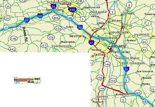 Westbound I90 West -> I88 West