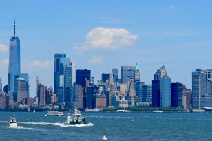 IMG_2254 Southern tip of Manhatten from Liberty Island, New Jersey