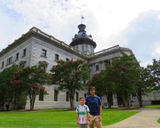 Columbia SC Day 04: Wednesday, June 29 - Atlanta GA to Columbia SC. with tour of South Carolina State House