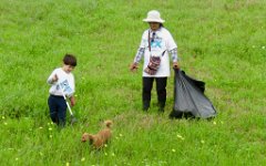 IMG_1903 Ah-ma, Phelan and Kaito, Trash Bash 2021, Cedar Gully, Friendswood, TX