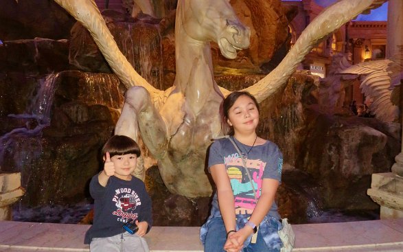 Day 01 December 23, 2019 - We drove down the Las Vegas Strip and visited The Venetian and Caesars Palace and saw Penn and...